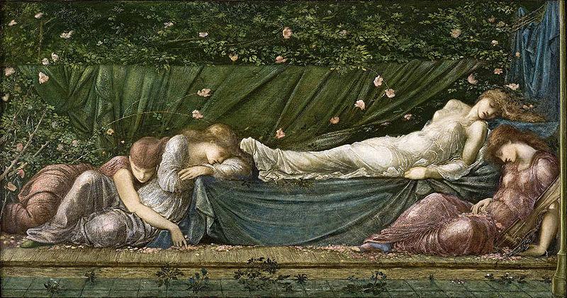 Edward Burne-Jones The Sleeping Beauty from the small Briar Rose series,